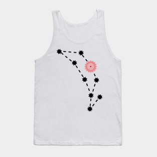 Dhanishta Nakshatra Hindu Vedic Sidereal Astrology Constellation Tank Top